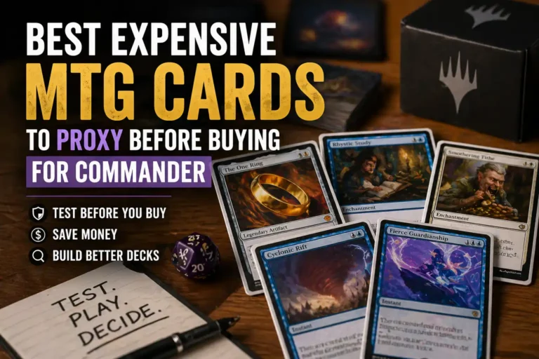 Best Expensive MTG Cards To Proxy Before Buying For Commander