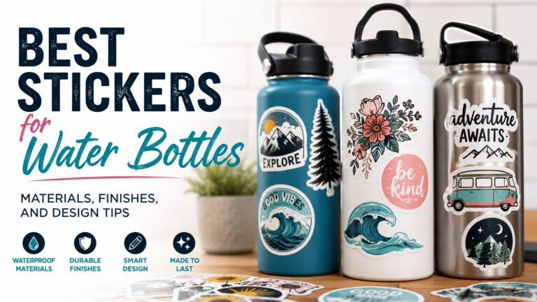 Best Stickers for Water Bottles: Materials, Finishes, and Design Tips