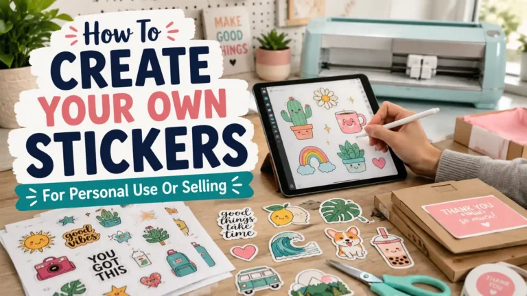 How Can I Create My Own Stickers For Personal Use Or Selling?